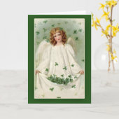 Carte Shamrock Angel St. Patrick's Day Cards (Fleur jaune)
