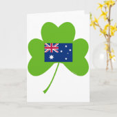 Carte Shamrock-Australie (Fleur jaune)