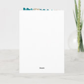 Carte Shamrock de trèfle vert Motif Saint Patrick`s Day (Dos)