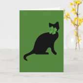 Carte Shamrock Kitty (Fleur jaune)