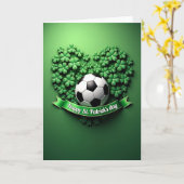 Carte Shamrock Soccer Joy Card (Fleur jaune)