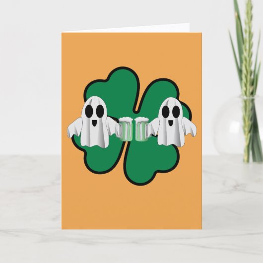 Carte Shamrocked and Sheet-faced (Devant)