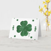 Carte Shamrocks (Fleur jaune)