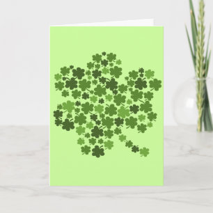 Carte Shamrocks dans un Shamrock