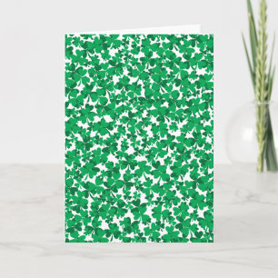 Carte Shamrocks de la Saint Patrick