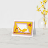 Carte Shanah Tovah (Fleur jaune)