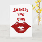 Carte Shantay You Stay / Sashay Away (Fleur jaune)