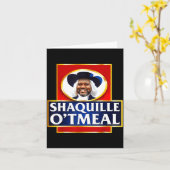 Carte Shaquille Oatmeal Funny Meme  (Fleur jaune)