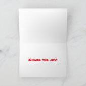 Carte Share the joy! (Intérieur)