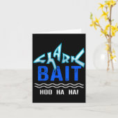 Carte Shark Bait Hoo Ha Ha Funny Funny Shark Of Week  (Fleur jaune)
