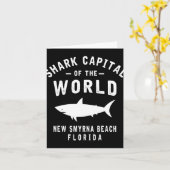 Carte Shark Catal Of The World - New Smyrna Beach Fl-fun (Fleur jaune)