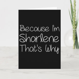Carte Sharlene Funny Personnalisé Anniversaire Femmes No