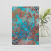 Carte Shattuckite bleue et rouge (Debout devant)