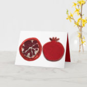 Carte Shavuot grenades étincelantes (Fleur jaune)