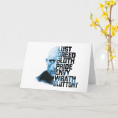 Carte SHAZAM ! péchés mortels de Dr. Sivana sept de | (Fleur jaune)