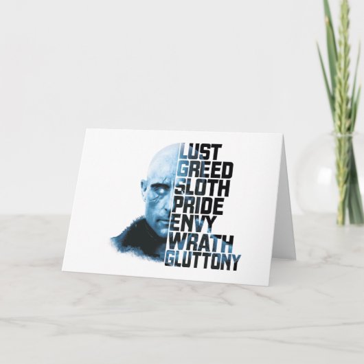 Carte SHAZAM ! péchés mortels de Dr. Sivana sept de | (Devant)