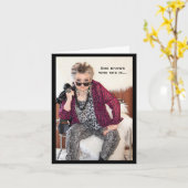 Carte She Know Who She Is  (Fleur jaune)