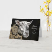 CARTE SHEEP (Fleur jaune)