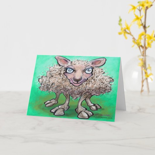 Carte Sheep (Fleur jaune)