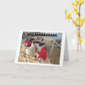 CARTE SHEEP LE DIT DANS LEUR "PROPRE MOYEN" JOLI ANNIVER (Fleur jaune)