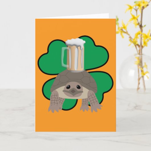 Carte Shell Yeah I brought beer (Fleur jaune)