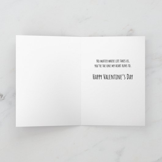 Carte Sheltie Saint-Valentin (Intérieur)