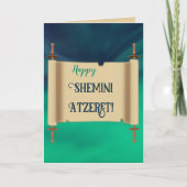 Carte Shemini Atzeret modifiable (Devant)