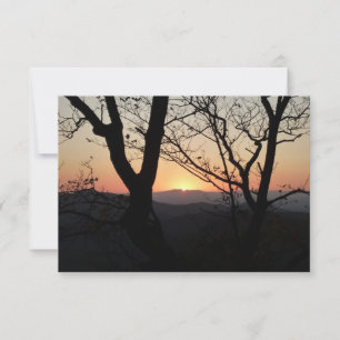 Carte Shenandoah Sunset National Park Paysage