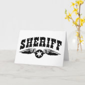Carte Sheriff (Fleur jaune)
