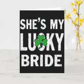 Carte Shes My Lucky Bride Shamrock Card (Fleur jaune)