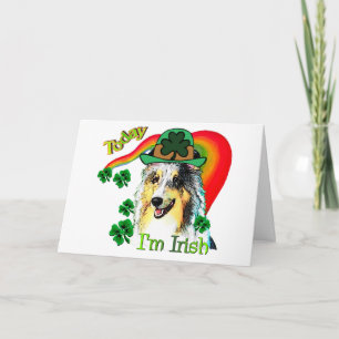 Carte Shetland Sheepdog St patrick
