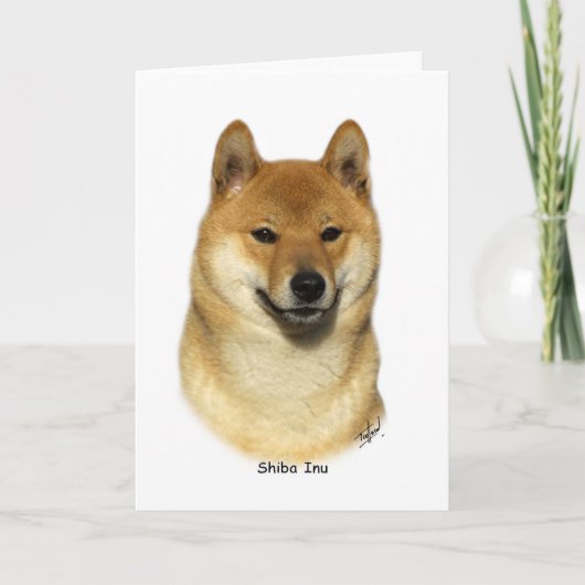 Carte Shiba Inu (Devant)
