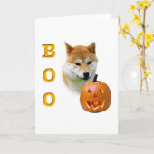 Carte Shiba Inu Boo (Fleur jaune)