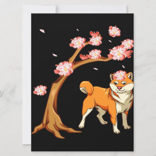Carte Shiba Inu Chien drôle  Cadeau de fête de plage sig