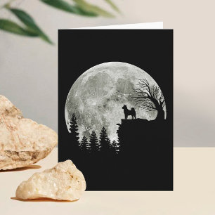 Carte Shiba Inu sur la montagne Cadeau d'Halloween pour