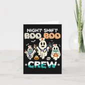 Carte Shift Boo Boo Équipage Infirmière Ghost Infirmière (Devant)