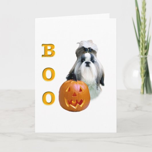 Carte Shih Tzu Boo (Devant)