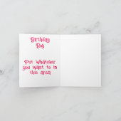 Carte Shih Tzu Joyeux anniversaire (Intérieur)