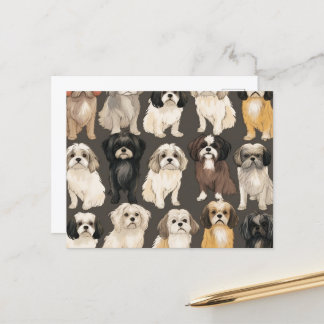 Carte Shih Tzu Serenity