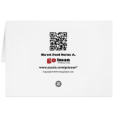 Carte Shiitake Musrooms (Dos Horizontal)