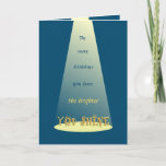 Carte Shine On Happy 60th Birthday<br><div class="desc">A guaranteed smile maker. You can replace the age on this card with ANY AGE. Lac more 60th birthday cards at Zigglets here at Zazzle.  Le lien direct est direct.</div>