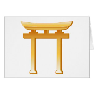 Carte Shinto Symbole de voeux