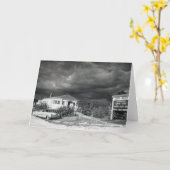 Carte Ship Ahoy Bar, Marco Island, Floride, années 60 (Fleur jaune)