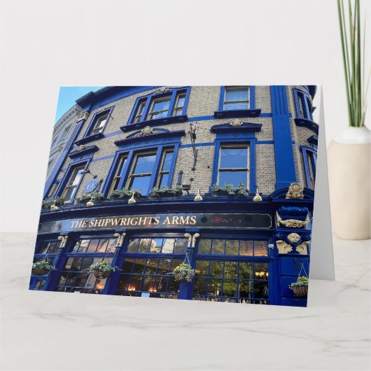 Carte Shipwrights Arms Pub Londres (Devant)