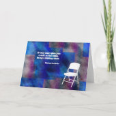 Carte Shirley Chisholm chaise pliante Citation blanche (Devant)