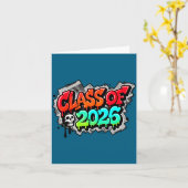 Carte Shirt Class Graduation Graffiti Streetwear Drip (Fleur jaune)