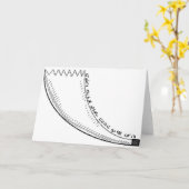 Carte Shofar (Fleur jaune)