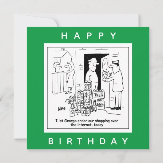 Carte Shopping en ligne pour le dessin animé (Devant)