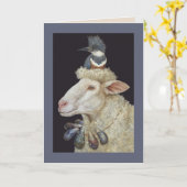 Carte Shore Sheep (Fleur jaune)