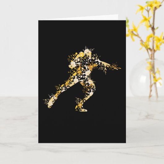 Carte Shot Put Splash (Fleur jaune)